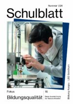 Coverbild zur Schulblatt-Ausgabe 